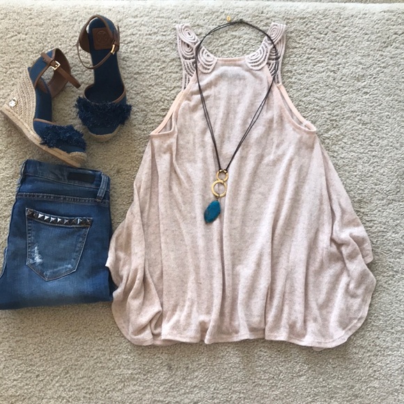 ❤️1 LARGE❤️Crochet Back Tank - Picture 2 of 6